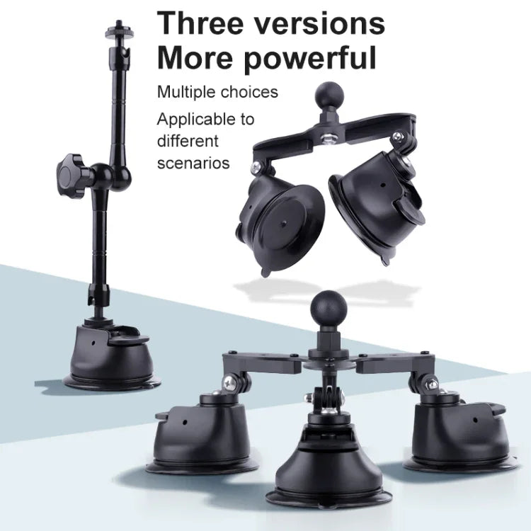 Single Suction Cup Articulating Friction Magic Arm Phone Clamp Mount, Single Suction Cup Magic Arm