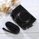 Full Body Camera PU Leather Case Bag with Strap for Canon PowerShot SX730 HS / SX720 HS, For SX730 HS