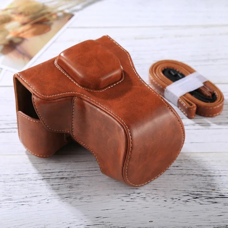 Full Body Camera PU Leather Case Bag with Strap for FUJIFILM XT10 / XT20 (16-50mm / 18-55mm Lens), For FUJI XT10, For FUJI  XT10