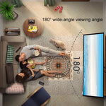 Outdoor Bracket Folding Polyester Projector Film Curtain, Size:84 inch (16:9), Size:84 inch