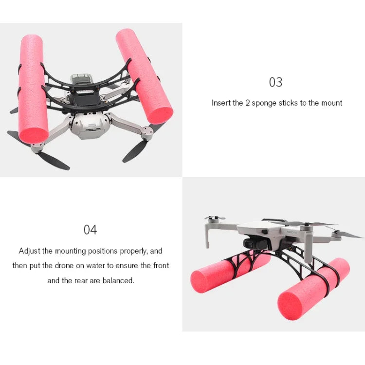 STARTRC Buoyancy Rod Absorbing Height Extender Landing Bracket for DJI Mavic 2 mini, For DJI Mavic 2 mini