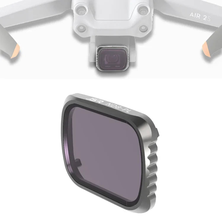 JSR KS ND8PL Lens Filter for DJI Air 2S, Aluminum Frame, ND8PL