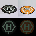 RCGEEK 55cm Round Portable Parking Apron Foldable Landing Pad for DJI Mavic Mini / Air 2S / FPV, 55cm Round