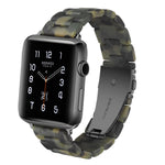 Simple Fashion Resin Watch Strap for, For Apple Watch Series 4 40mm & Series 3 & 2 & 1 38mm, For Apple Watch Series 4 44mm & Series 3 & 2 & 1 42mm