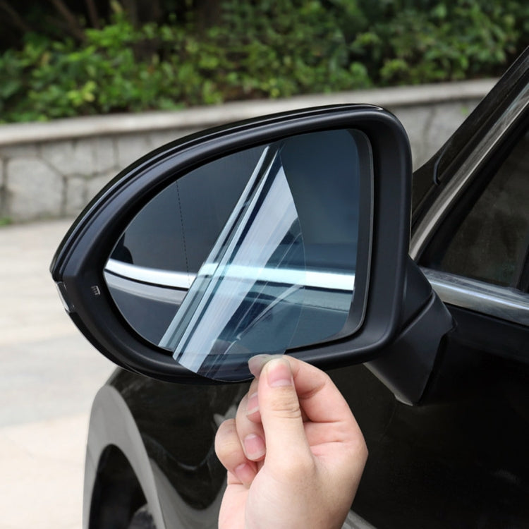 For Trumpchi GS8 2017-2021 Car PET Rearview Mirror Protective Window Clear Anti-fog Waterproof Rain Shield Film, For Land Rover Discovery, For Land Rover Discovery 4, For Land Rover Discovery 5, For Land Rover Evoque, For Land Rover Old Range Rover    ...