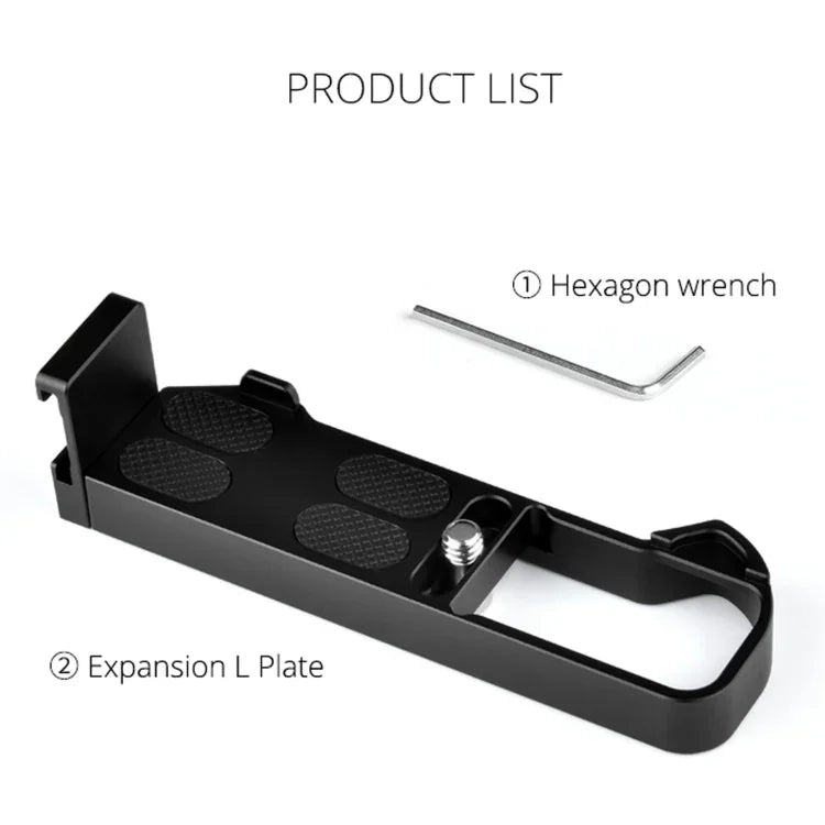 YELANGU CL9 Camera Expansion Board L Plate for Canon G7X2/ G7X23, CL9 for Canon G7X2