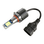 2 PCS DC12-24V / 10.5W Car Double Colors Fog Lights with 24LEDs SMD-3030 & Constant Current, Box Packaging, 9005, 9006, H3, H11
