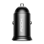 ROCK H11 4.8A 24W Mini Dual USB Car Charger, H11