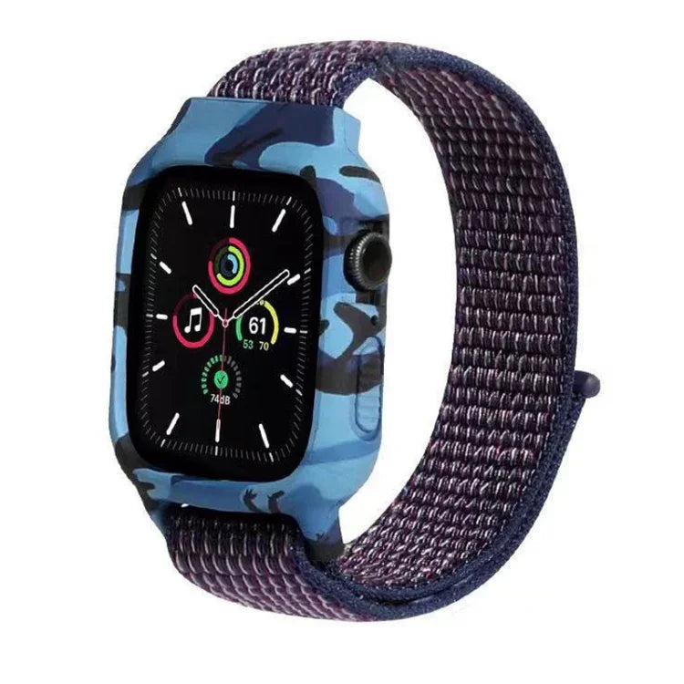 Nylon Replacement Wrist Strap Watchbands For Apple Watch Series 6 & SE & 5 & 4 40mm / 3 & 2 & 1 38mm, For Apple Watch Series 7 41mm / 6 & SE & 5 & 4 40mm / 3 & 2 & 1 38mm