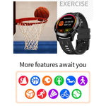GT3 1.3 inch Full-fit Round Screen Smart Watch, Support Sleep Monitor / Heart Rate Monitor / Temperature Monitoring