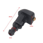 2 PCS Front Windshield Washer Wiper Jet Water Spray Nozzle + Hose Connector Set 3W7Z17603AA for Ford F-150, For Ford F-150 + Hose