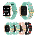 Woven Pattern Genuine Leather Strap, For Apple Watch Series 8&7 41mm / SE 2&6&SE&5&4 40mm / 3&2&1 38mm, For Apple Watch Series 7 41mm / 6 & SE & 5 & 4 40mm / 3 & 2 & 1 38mm, For Apple Watch Series 7 45mm / 6 & SE & 5 & 4 44mm / 3 & 2 & 1 42mm          ...