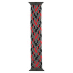 Plastic Buckle Mixed Color Nylon Braided Single Loop Replacement Watchbands For Apple Watch Series 6 & SE & 5 & 4 40mm / 3 & 2 & 1 38mm, S, M, L, XL