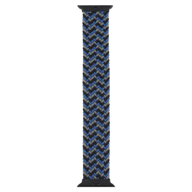 Plastic Buckle Mixed Color Nylon Braided Single Loop Replacement Watchbands For Apple Watch Series 6 & SE & 5 & 4 40mm / 3 & 2 & 1 38mm, S, M, L, XL