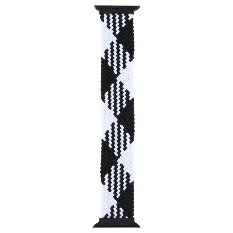 Plastic Buckle Mixed Color Nylon Braided Single Loop Replacement Watchbands For Apple Watch Series 6 & SE & 5 & 4 40mm / 3 & 2 & 1 38mm, S, M, L, XL