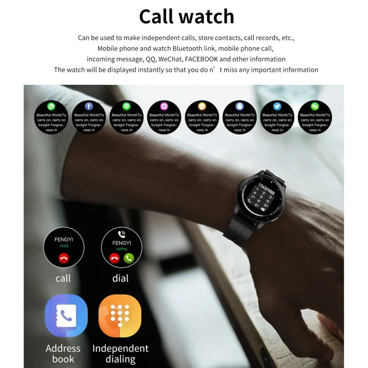 W68 1.54 inch Touch Screen IP67 Waterproof Smart Bracelet, Support Blood Oxygen Monitoring / Bluetooth Call / Heart Rate Monitoring, Style: Steel Strap