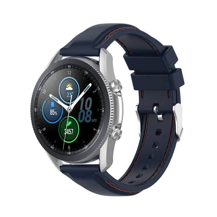22mm Silicone Replacement Strap Watchband, For Samsung Galaxy Watch 3 45mm / Gear S3