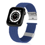Braided + Stainless Steel Replacement Watchbands For Apple Watch Series 6 & SE & 5 & 4 40mm / 3 & 2 & 1 38mm, For Apple Watch Series 7 41mm / 6 & SE & 5 & 4 40mm, For Apple Watch Series 8&7 41mm / SE 2&6&SE&5&4 40mm / 3&2&1 38mm                        ...