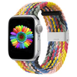 Braided + Stainless Steel Replacement Watchbands For Apple Watch Series 6 & SE & 5 & 4 40mm / 3 & 2 & 1 38mm, For Apple Watch Series 7 41mm / 6 & SE & 5 & 4 40mm, For Apple Watch Series 8&7 41mm / SE 2&6&SE&5&4 40mm / 3&2&1 38mm                        ...