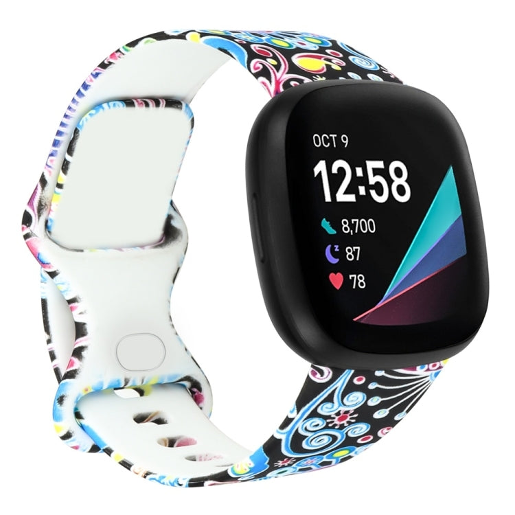 For Fitbit Versa 3 Printing Replacement Strap Watchband, S