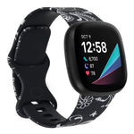 For Fitbit Versa 3 Printing Replacement Strap Watchband, S