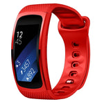 For Samsung Gear Fit2 Pro Silicone Replacement Strap Watchband, S, L