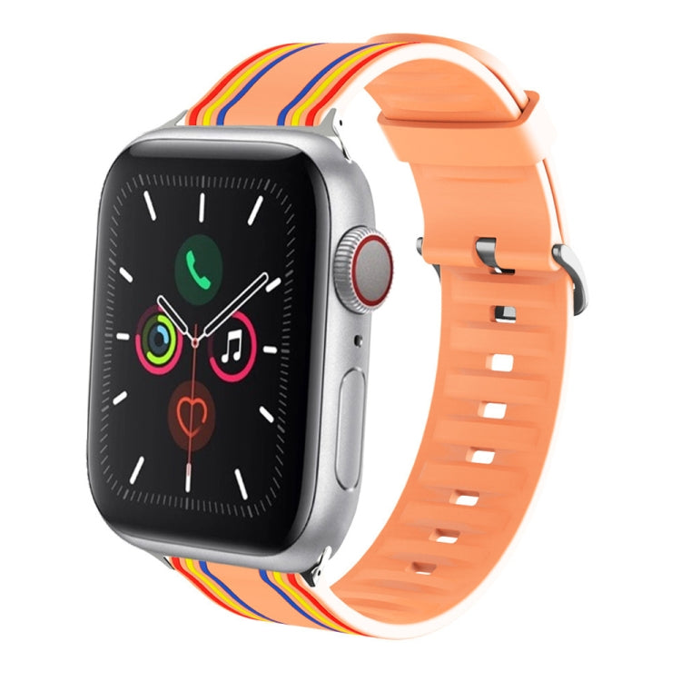 Silicone Replaceable Watch Strap, For Apple Watch Ultra 49mm / Series 8&7 45mm / SE 2&6&SE&5&4 44mm / 3&2&1 42mm, For Apple Watch Series 8&7 41mm / SE 2&6&SE&5&4 40mm / 3&2&1 38mm, For Apple Watch Series 7 45mm / 6 & SE & 5 & 4 44mm / 3 & 2 & 1 42mm   ...