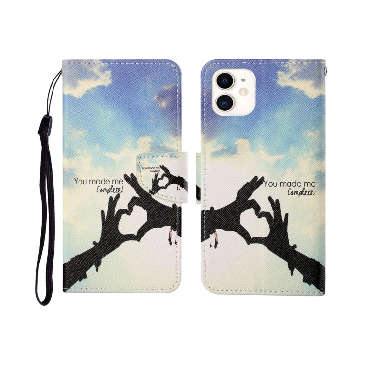 Painted Pattern Horizontal Flip Leathe Case, For iPhone 11, For iPhone 11 Pro, For iPhone 11 Pro Max