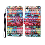 Painted Pattern Horizontal Flip Leathe Case, For iPhone XS Max