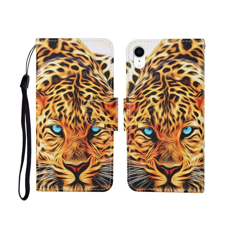 Painted Pattern Horizontal Flip Leathe Case, For iPhone XS Max