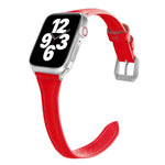 Universal T-shaped Thin Leather Watch Strap, For Apple Watch Series 7 45mm / 6 & SE & 5 & 4 44mm / 3 & 2 & 1 42mm, For Apple Watch Series 7 41mm / 6 & SE & 5 & 4 40mm / 3 & 2 & 1 38mm                                                                     ...
