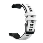 For Garmin Fenix 6X Two-color Silicone Quick Release Replacement Strap Watchband, For Garmin Fenix 6X