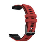 For Garmin Fenix 6X Two-color Silicone Quick Release Replacement Strap Watchband, For Garmin Fenix 6X