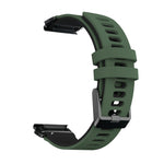 For Garmin Fenix 6X Two-color Silicone Quick Release Replacement Strap Watchband, For Garmin Fenix 6X