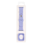 Silicone Replacement Strap Watchband + Watch Protective Case Set, For Apple Watch Series 9 / 8 / 7 41mm, For Apple Watch Series 9 / 8 / 7 45mm