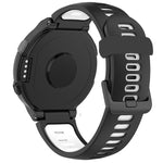 Two-color Silicone Replacement Strap Watchband, For Garmin Forerunner 220/230/235/620/630/735XT