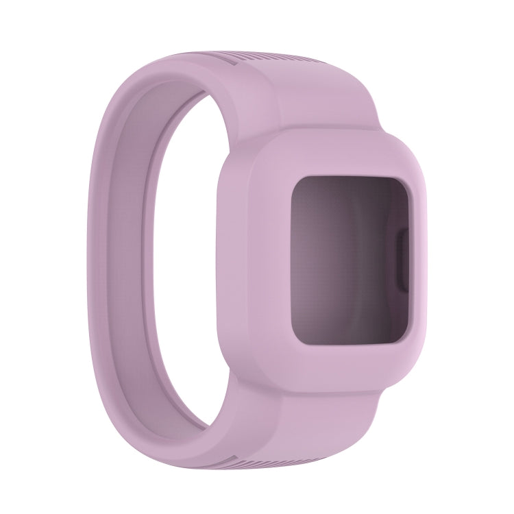 For Garmin Vivofit JR3 No Buckle Silicone Pure Color Replacement Watchband, S, L