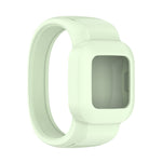 For Garmin Vivofit JR3 No Buckle Silicone Pure Color Replacement Watchband, S, L