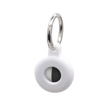Hollow Anti-scratch Silicone Shockproof Protective Cover Case with Keychain Hook Loop, For AirTag