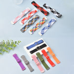 Adjustable Nylon Braided Elasticity Replacement Strap Watchband, For Samsung Galaxy Watch 42mm, For Samsung Galaxy Watch 46mm, For Samsung Galaxy Watch 3 41mm