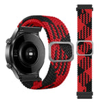 Adjustable Nylon Braided Elasticity Replacement Strap Watchband, For Samsung Galaxy Watch 3 45mm