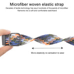 Adjustable Nylon Braided Elasticity Replacement Strap Watchband, For Samsung Galaxy Watch 3 45mm