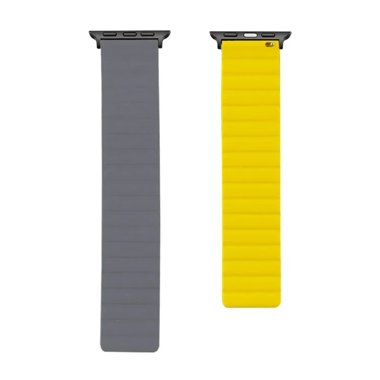 Silicone Magnetic Replacement Strap Watchband, For Apple Watch Series 7  41mm / & 6 & SE & 5 & 4 40mm, For Apple Watch Series  7  45mm / & 6 & SE & 5 & 4 44mm
