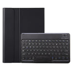 YA11B 2021 Detachable Lambskin Texture Round Keycap Bluetooth Keyboard Leather Case with Pen Slot & Stand, For iPad Pro 11 2021 / Air4 / Air5 / Pro 11