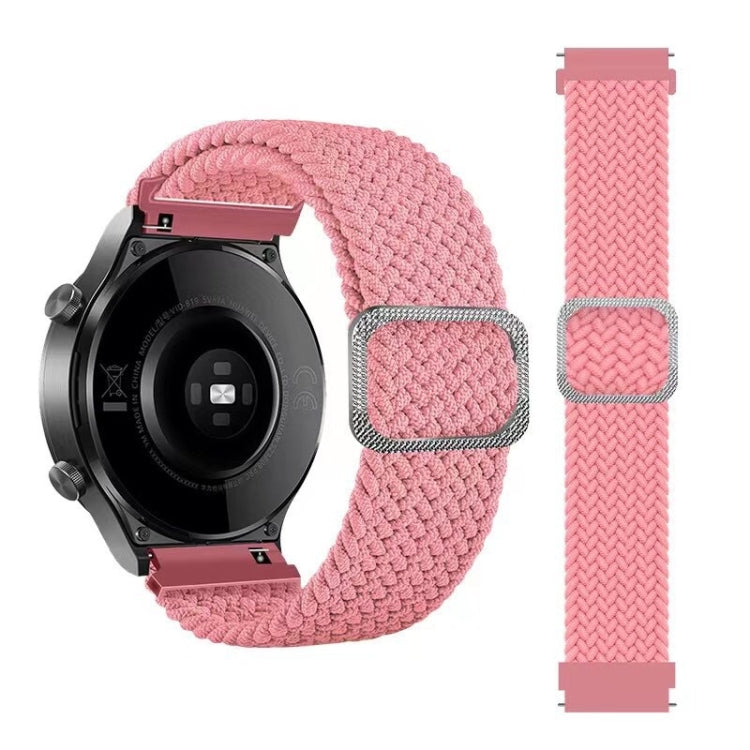 Adjustable Nylon Braided Elasticity Replacement Strap Watchband, For Huawei Watch 3 / 3 Pro