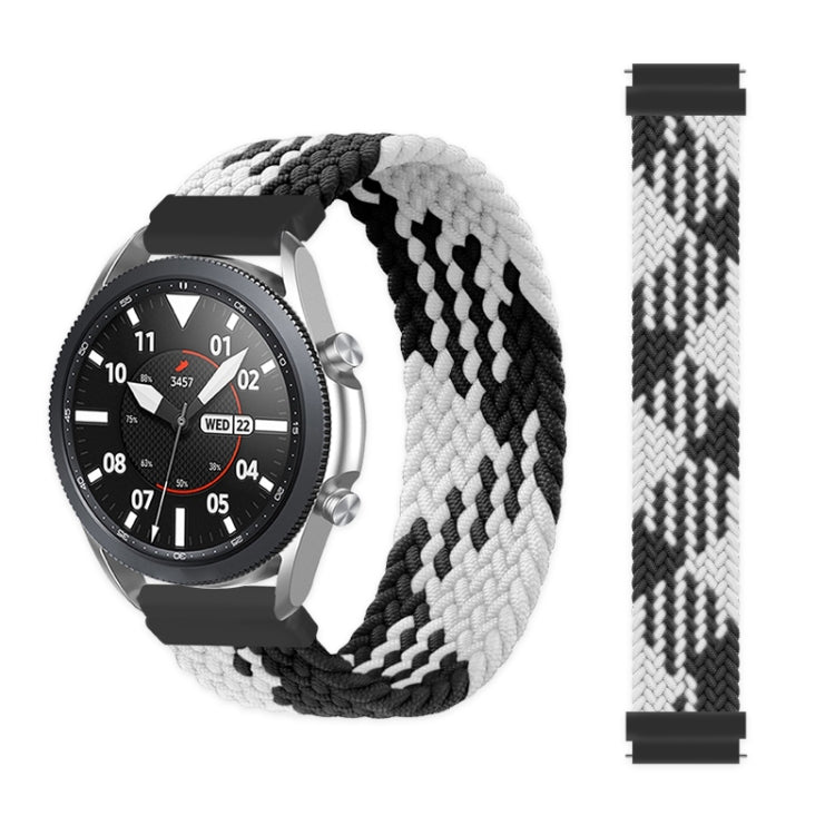 For Garmin Vivoactive 3 Adjustable Nylon Braided Elasticity Replacement Strap Watchband, 125mm, 135mm, 145mm, 155mm