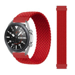 For Samsung Galaxy Watch 42mm Adjustable Nylon Braided Elasticity Replacement Strap Watchband, 165mm