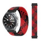 For Samsung Galaxy Watch 46mm Adjustable Nylon Braided Elasticity Replacement Strap Watchband, 165mm