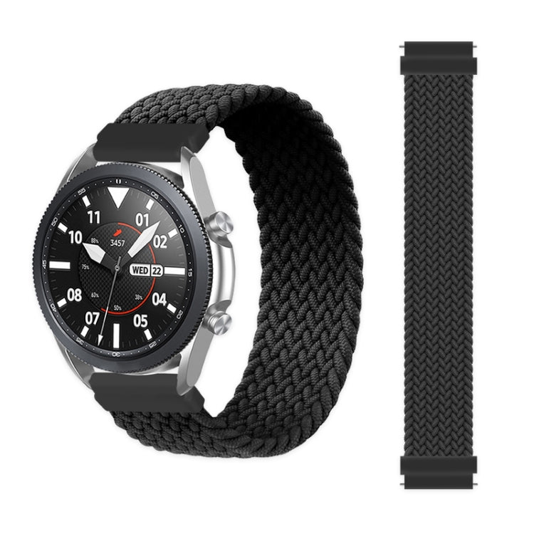 For Samsung Galaxy Watch 3 41mm Adjustable Nylon Braided Elasticity Replacement Strap Watchband, 125mm, 135mm, 145mm, 155mm