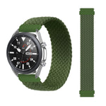 For Samsung Galaxy Watch Active / Active2 40mm / Active2 44mm Adjustable Nylon Braided Elasticity Replacement Strap Watchband, 125mm, 135mm, 145mm, 155mm